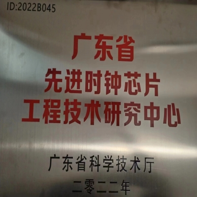 2022年2月，國(country)微電子被廣東省科學技術廳認定爲(for)廣東省先進時(hour)鍾芯片工程技術研究中心